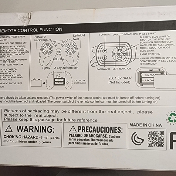 Green LED Remote Control Stunt Car - Picture 9 of 15